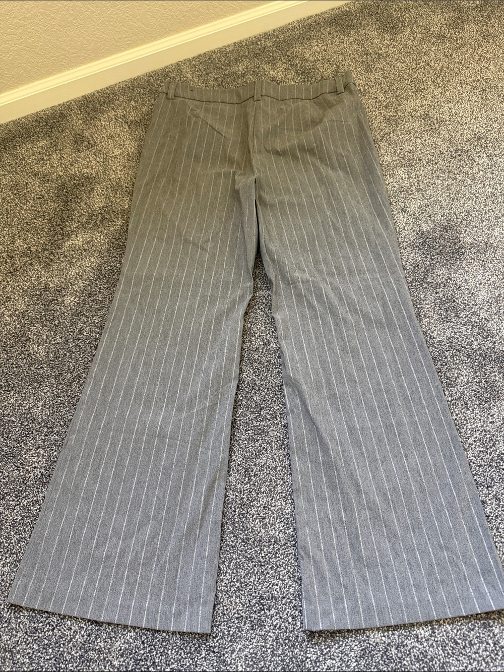 Women’s Pull On Pinstripe Bootcut Dress Pants - Picture 3 of 3